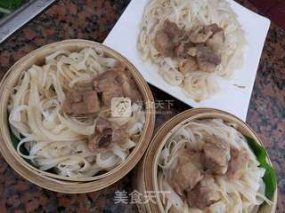 排骨蒸河粉的做法步骤:11