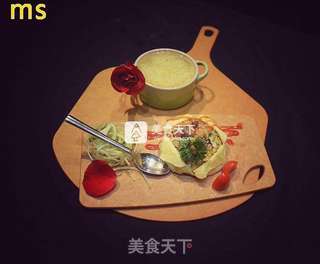 【曼思分享】 类似爱情的【港式蛋包饭】的做法步骤:8