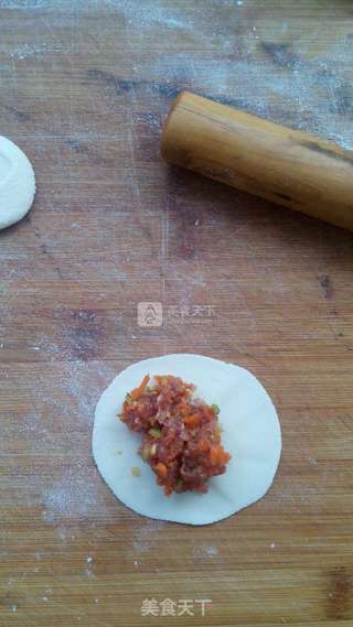 胡萝卜芹菜猪肉水饺的做法步骤:11