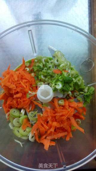 胡萝卜芹菜猪肉水饺的做法步骤:3