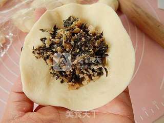 马齿苋菜干包子的做法步骤:14