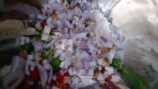 糯米鱿鱼筒的做法步骤:4