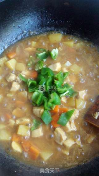 咖喱时蔬鸡丁饭的做法步骤:10