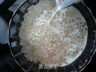 葡萄红豆西米露的做法步骤:5