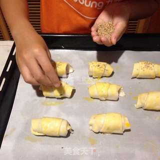 飞饼卷肠的做法步骤:10