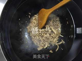 头菜炒肉丝的做法步骤:6