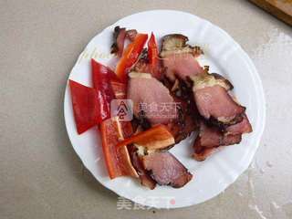 腊肉莲藕片的做法步骤:4