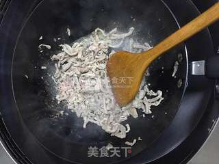 头菜炒肉丝的做法步骤:5