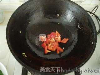 秋葵炒鸡蛋的做法步骤:7