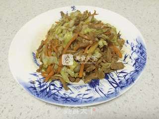 头菜炒肉丝的做法步骤:11