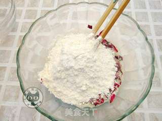 爱的能量——玫瑰煎饼的做法步骤:2