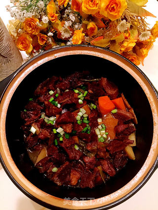 红酒烧牛肉的做法步骤:15