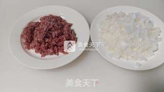 生火腿烩饭的做法步骤:2