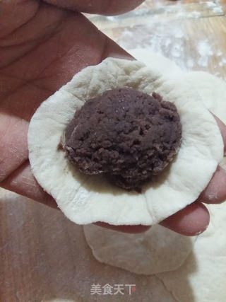 豆沙包的做法步骤:7