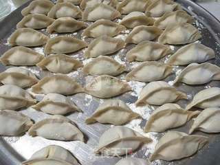 黄瓜虾仁水饺的做法步骤:5