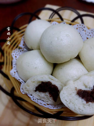 豆沙包的做法步骤:15