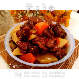 红酒烧牛肉的做法步骤:13