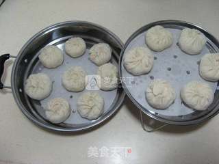 猪肉苋菜包子的做法步骤:8