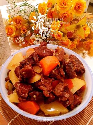 红酒烧牛肉的做法步骤:14