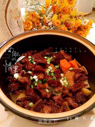 红酒烧牛肉的做法步骤:12