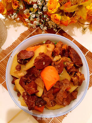 红酒烧牛肉的做法步骤:16