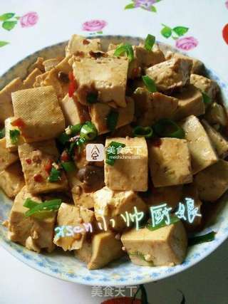 麻婆豆腐~郫县辣酱辣炒豆腐的做法步骤：7