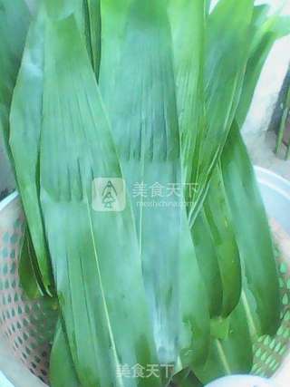 绿豆肉粽的做法步骤:4