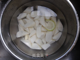 淮山炖鸡汤的做法步骤:8