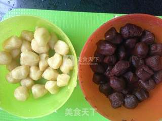 巧克力双色饼干的做法步骤:5