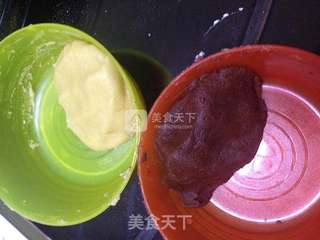 巧克力双色饼干的做法步骤:4