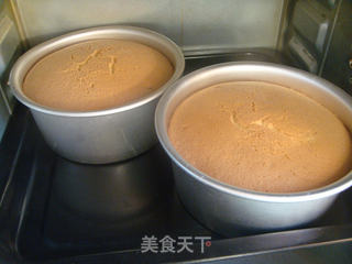 葡萄干戚风蛋糕的做法步骤:15