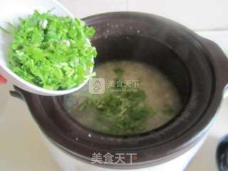 香菜猪肝阴米粥的做法步骤:8