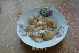 虾仁百合炒青椒的做法步骤:4