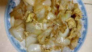鸡蛋炒洋葱的做法步骤:13