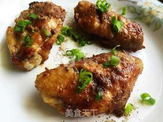 香烤鸡翅的做法步骤:9