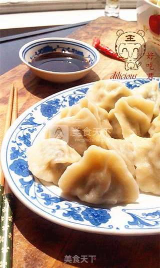 香菇韭苔猪肉水饺的做法步骤：18