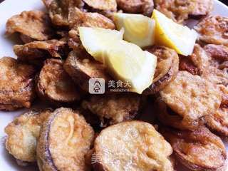 炸茄片的做法步骤:9
