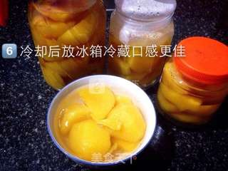 自制健康黄桃罐头的做法步骤:6