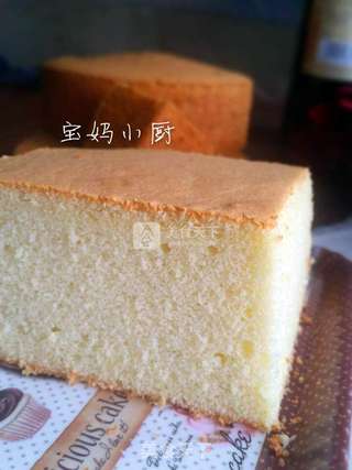 原味戚风蛋糕的做法步骤:18