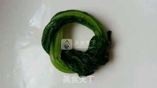 青菜肉丸盏的做法步骤:7