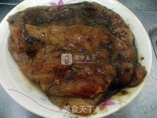 私房酱汁煎鸡排的做法步骤:4