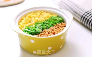 日式三色鸡茸饭(三色そぼろ丼)的做法步骤:7
