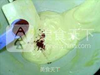 红曲大理石戚风蛋糕的做法步骤:14