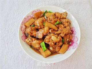 杏鲍菇烧鸡翅根的做法步骤:5