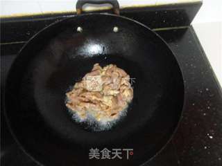 茭白炒肉片的做法步骤:2