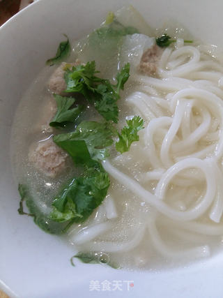 冬瓜肉丸面的做法步骤:6