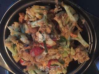 酸辣干锅菜花的做法步骤:13