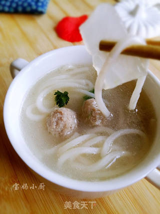 冬瓜肉丸面的做法步骤:8