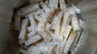 黄金山药条的做法步骤:2
