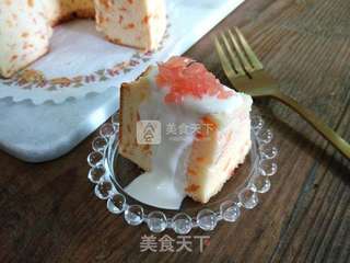 西柚戚风的做法步骤:15